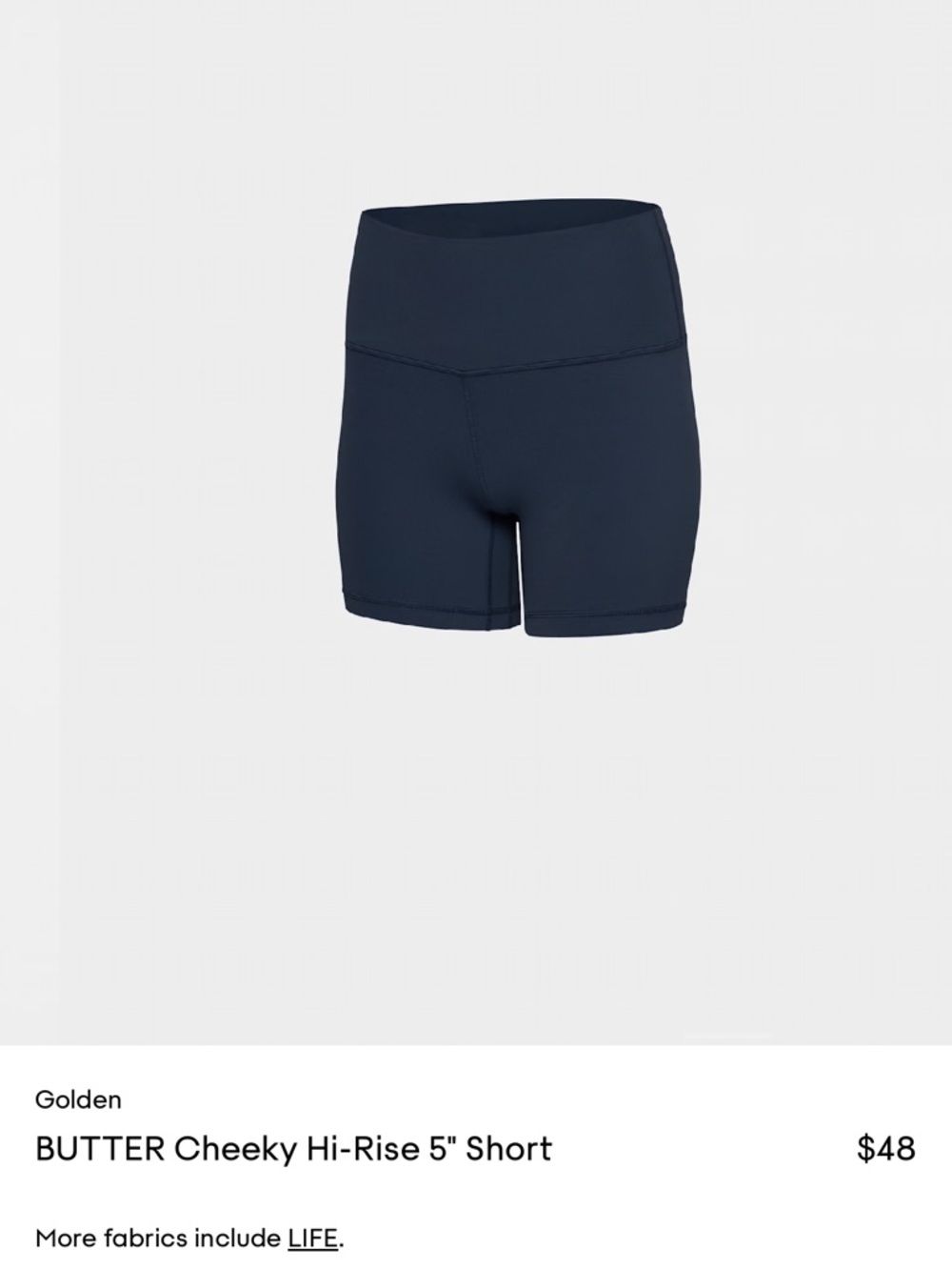 Aritzia BUTTER Mini Bra Top and BUTTER Cheeky Hi-Rise 5" Short Set - Picture 3 of 4